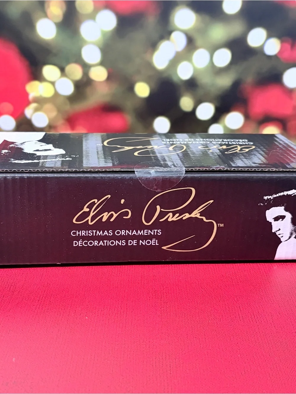 Kurt S Adler Elvis Presley Christmas Ornaments 4 Piece Set EP2176 Never Opened